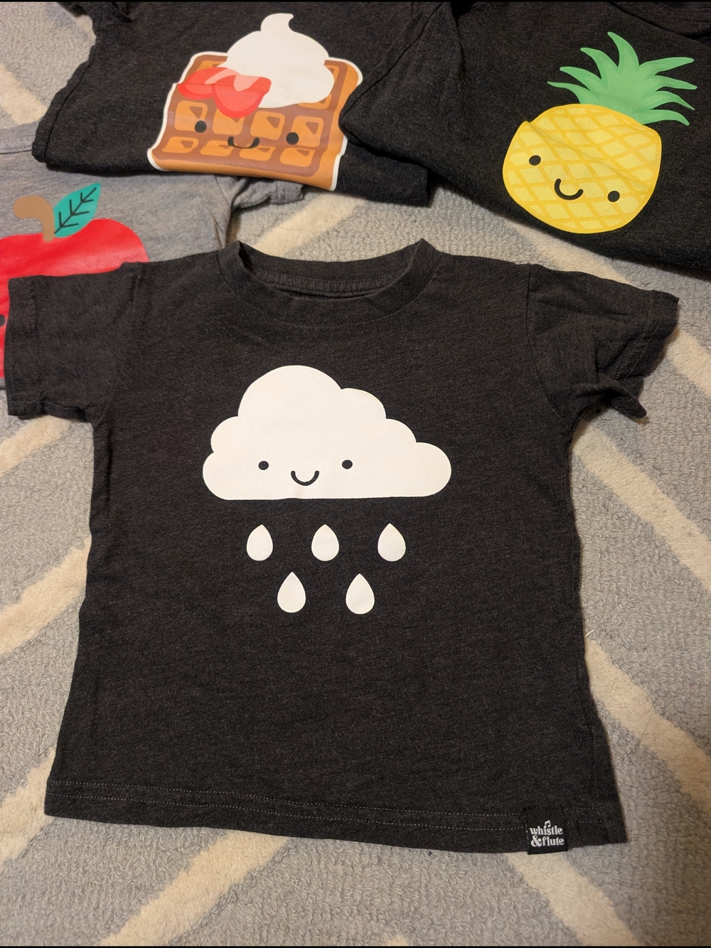 Whistle & Flute Black Cloud Graphic T-shirt